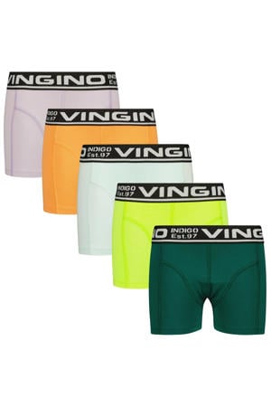   boxershort Colors - set van 5 groen/multicolor
