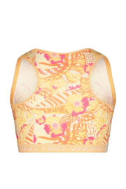 thumbnail: Vingino bh top + short Leaf oranje/roze