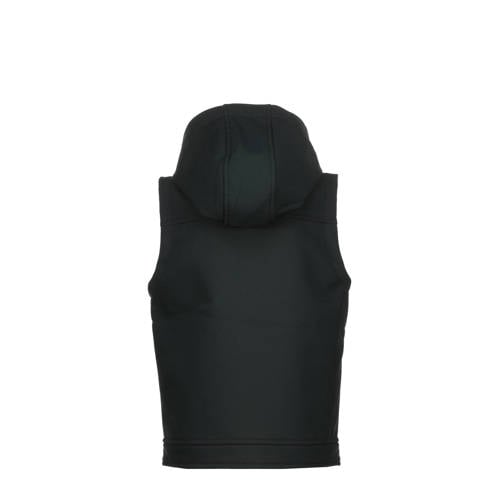 VINGINO bodywarmer Tjez zwart Jongens Polyester Capuchon Effen 116