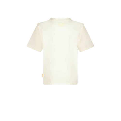 VINGINO T-shirt Halia offwhite Wit Meisjes Katoen Ronde hals Printopdruk 164