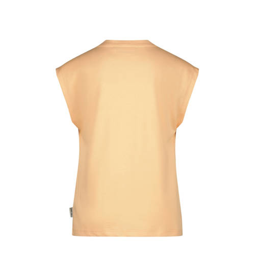VINGINO T-shirt Henya met printopdruk zachtoranje Meisjes Katoen Ronde hals 128