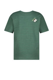 thumbnail: Vingino gestreept T-shirt Hiweko donkergroen
