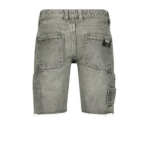 VINGINO denim bermuda Constanzo grey vintage Korte broek Grijs Effen 134