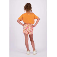 thumbnail: Vingino casual short Rondha met all over print oranje/roze