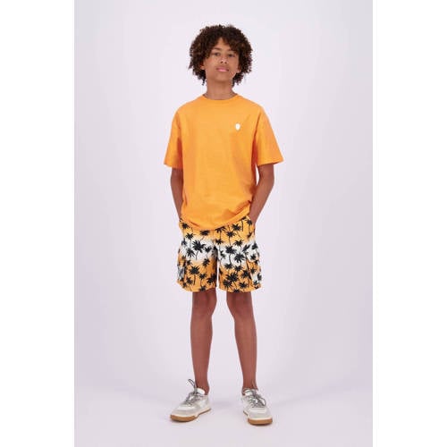 VINGINO T-shirt oranje Jongens Stretchkatoen Ronde hals Effen 128