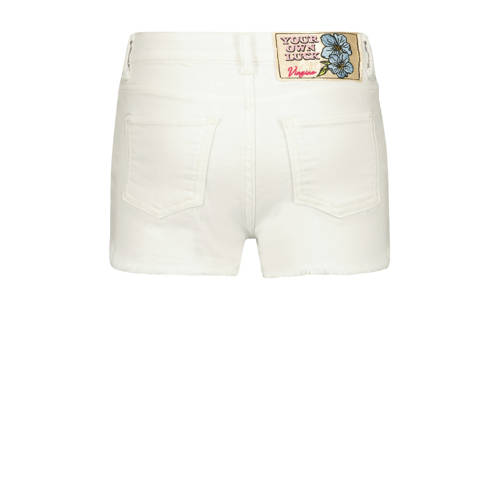 VINGINO denim short Daizy special white denim Korte broek Wit Meisjes Stretchdenim 152