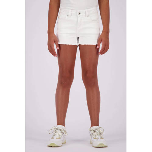 VINGINO denim short Daizy special white denim Korte broek Wit Meisjes Stretchdenim 152