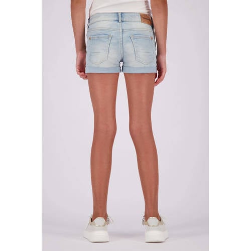 VINGINO denim short Damara light indigo Korte broek Blauw Meisjes Polyester 128