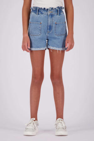 high waist denim short Demy blue vintage