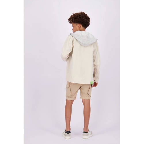 VINGINO cargo short Ribu beige Korte broek Jongens Katoen Effen 152