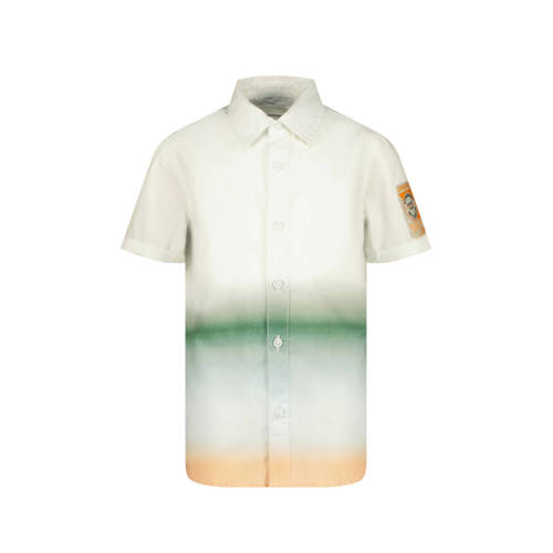 Vingino overhemd Ledio offwhite/multicolor Wit Jongens Katoen Klassieke kraag