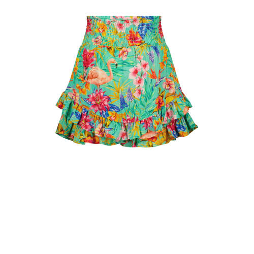 VINGINO gebloemde skort Reily groen multicolor Rok Meisjes Viscose Bloemen 128