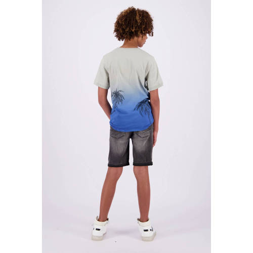 VINGINO denim short Charlie dark grey vintage Korte broek Grijs Jongens Stretchdenim 128
