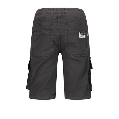 VINGINO cargo short Cliff donkergrijs Korte broek Jongens Stretchkatoen 116