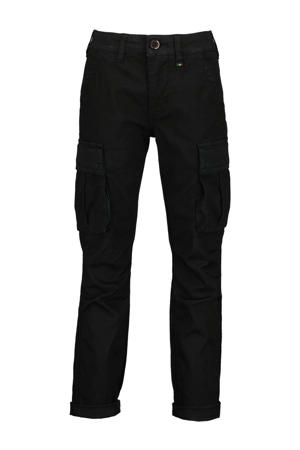 regular fit cargobroek Bergamo zwart