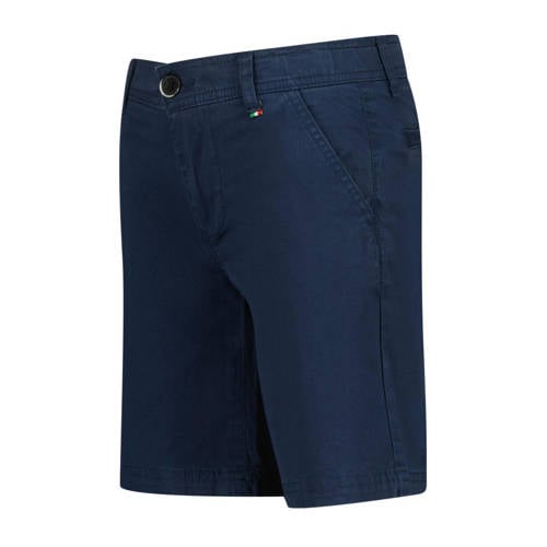 VINGINO regular fit chino short Bermuda Taormina blauw Korte broek Jongens Stretchkatoen 104