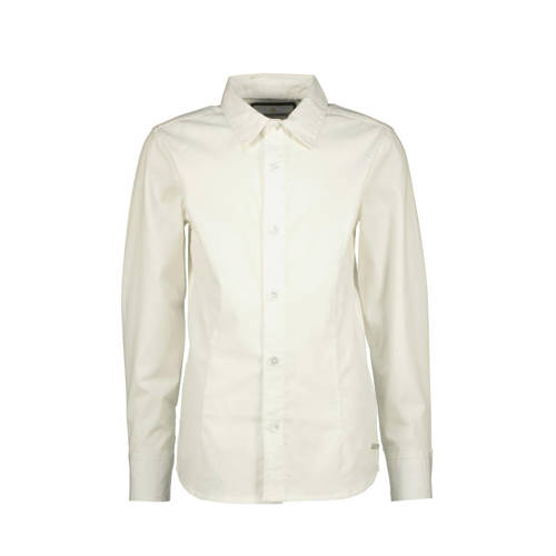 Vingino overhemd Lasic wit T-shirt Jongens Katoen Klassieke kraag Effen