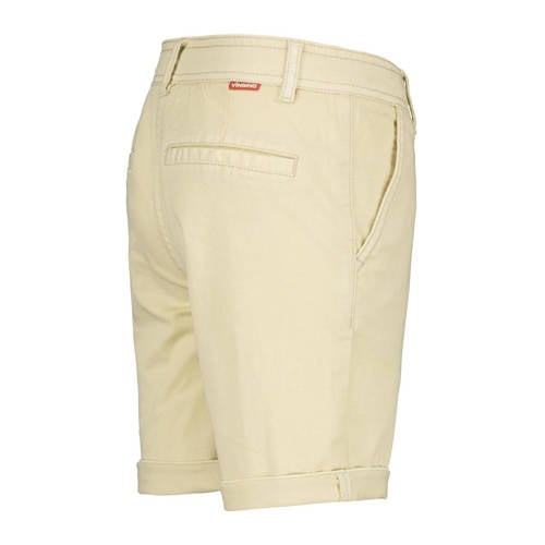 VINGINO regular fit chino short Taormina ivoorwit Korte broek Jongens Stretchkatoen 92