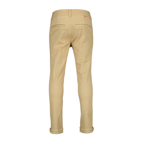 VINGINO regular fit broek Torino lichtbruin Jongens Katoen Effen 92