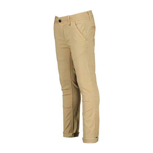 VINGINO regular fit broek Torino lichtbruin Jongens Katoen Effen 92