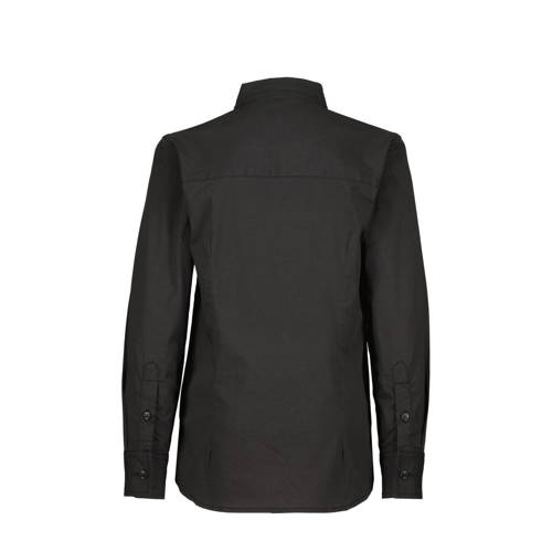 VINGINO overhemd Lasic zwart Jongens Stretchkatoen Klassieke kraag 104