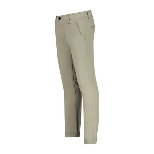 VINGINO regular fit broek Chino Torino groen Jongens Katoen Effen 92