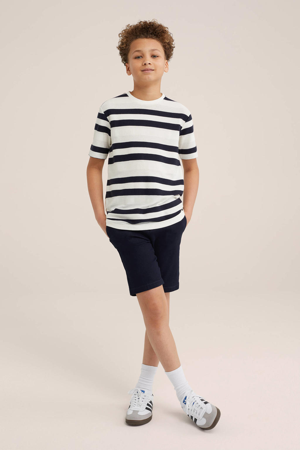 Jongens Meisjes Katoen Lange Mouw Gestreepte T-shirts Kid Jongens Meisjes Katoen Lange Mouw Gestreepte T-shirts Kid