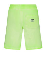 thumbnail: Gele jongens Vingino sweatshort Rames van katoen met elastische tailleband met koord en logo dessin