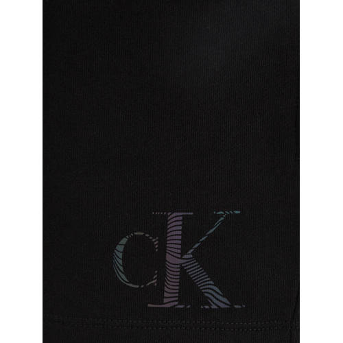 Calvin Klein sweatshort zwart Korte broek Meisjes Katoen Effen 128