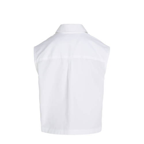 Calvin Klein blouse wit Meisjes Katoen Klassieke kraag Effen 128