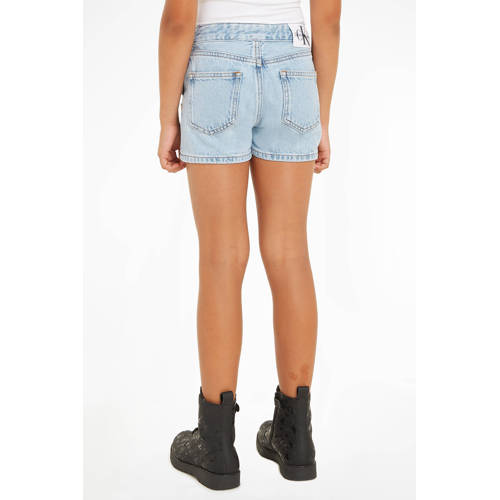 Calvin Klein skort light blue denim Rok Blauw Meisjes Katoen Effen 128