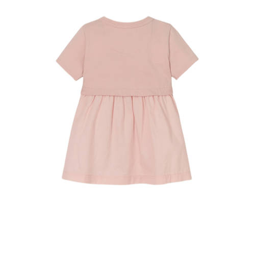 Calvin Klein baby jurk zalm roze Meisjes Stretchkatoen Ronde hals Effen 68
