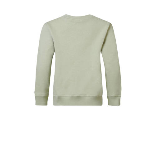 Noppies sweater Delray met printopdruk groen Printopdruk 104