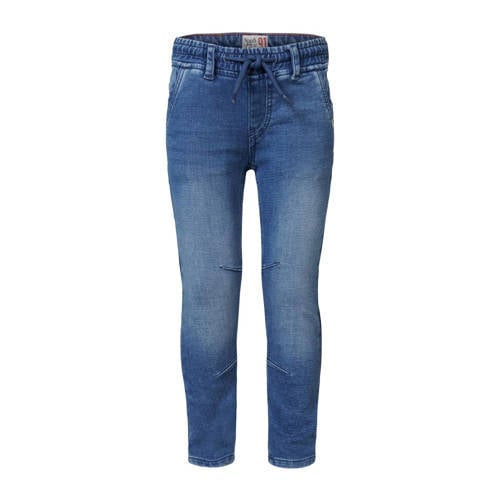 Noppies regular fit jeans Demorest dark blue denim Blauw Effen