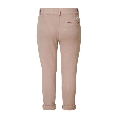 Noppies slim fit broek Dixon beige Jongens Katoen Effen 104