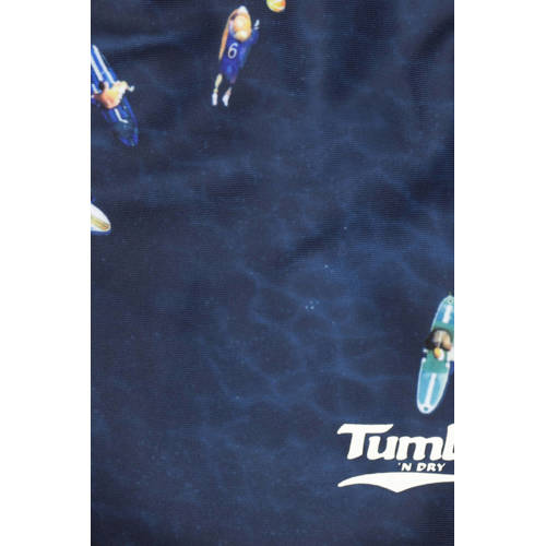 Tumble 'n Dry zwemshort Pacific donkerblauw Zwemboxer Jongens Polyester 110 116