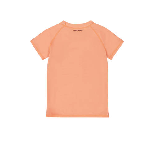 Tumble 'n Dry UV T-shirt Coast oranje UV shirt Jongens Polyester Ronde hals 98 104