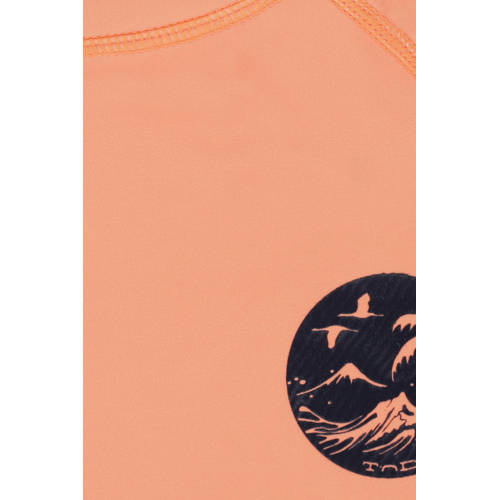 Tumble 'n Dry UV T-shirt Coast oranje UV shirt Jongens Polyester Ronde hals 110 116