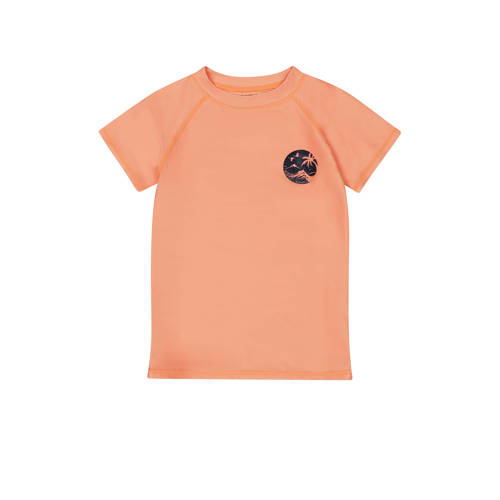 Tumble 'n Dry UV T-shirt Coast oranje UV shirt Jongens Gerecycled polyester Ronde hals