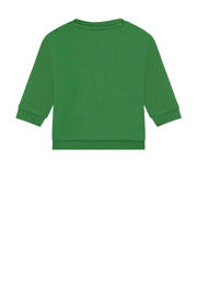 thumbnail: Groene jongens Babyface baby trui van stretchkatoen met printopdruk, lange mouwen, ronde hals en drukknoopsluiting