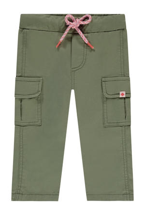 baby regular fit cargobroek groen