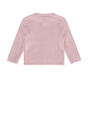 thumbnail: Babyface baby fijngebreid vest roze