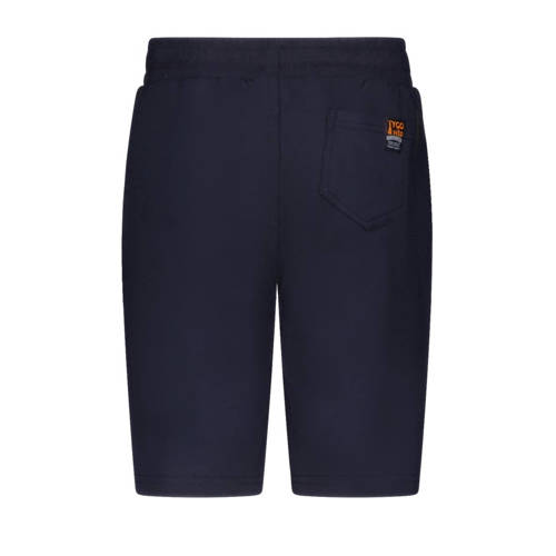 TYGO & vito regular fit sweatshort Barry donkerblauw beige Korte broek Jongens Katoen 92