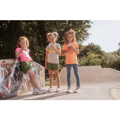 TYGO & vito T-shirt met printopdruk zoetroze Meisjes Polyester Ronde hals 110 116