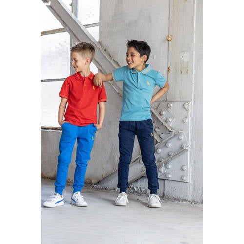 TYGO & vito regular fit joggingbroek Boaz donkerblauw Jongens Sweat Effen 92