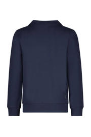 thumbnail: TYGO & vito sweatvest Vesper met contrastbies donkerblauw