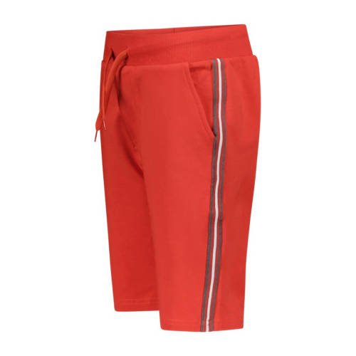 TYGO & vito regular fit sweatshort Bing met zijstreep felrood Korte broek 92