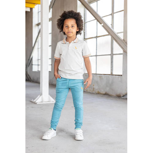TYGO & vito polo Milan beige oranje Jongens Katoen Polokraag Meerkleurig 92
