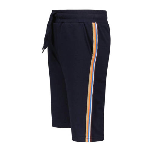 TYGO & vito regular fit sweatshort Bing met zijstreep donkerblauw muticolor Korte broek 92