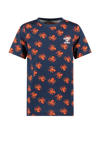 Donkerblauw/oranje